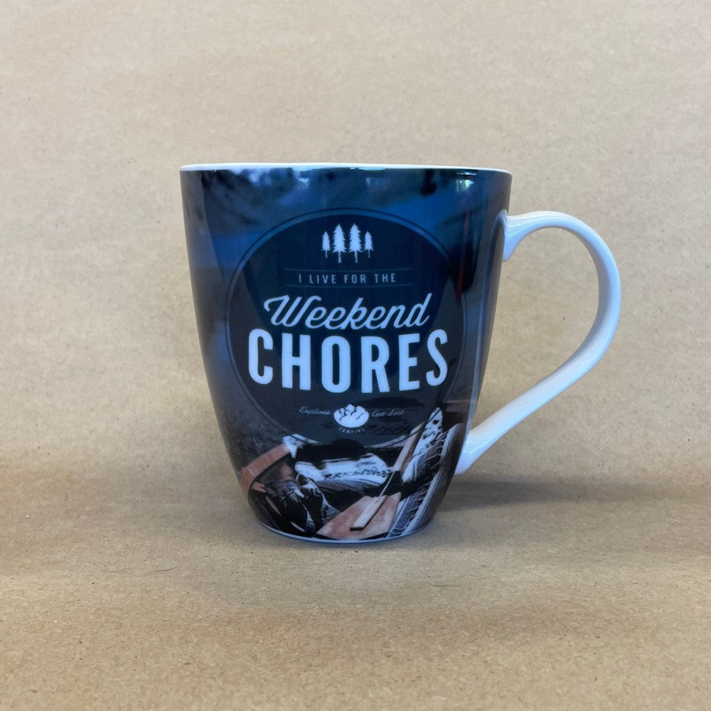 Pfaltzgraff I Live For The Weekend Chores Mug